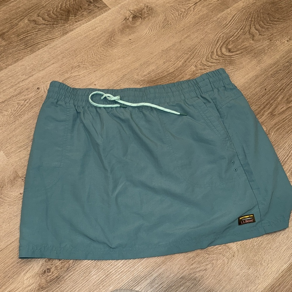 L.L. Bean Teal Athletic Skirt